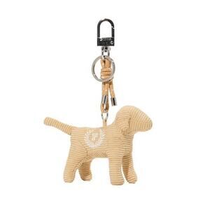 Victoria's Secret PINK micro dog keychain bamboo corduroy